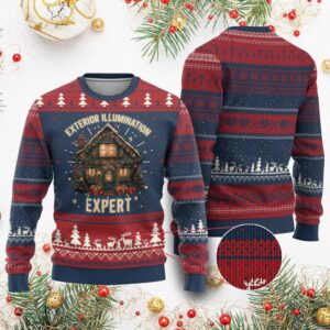 Exterior Illumination Ugly Christmas Sweater - Grishko.com