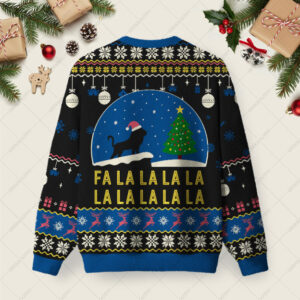 Alternative view of FA LA LA LA LA Ugly Christmas Fuzzy Fleece Sweatshirt