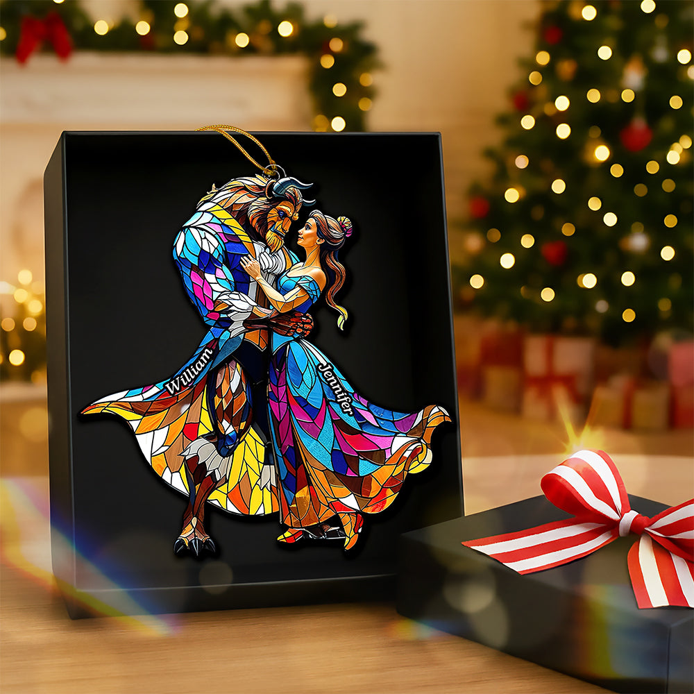 Fairy Tale Couple Christmas Ornament - Personalized Gifts For Couple 02tgqn110925 - Image 3