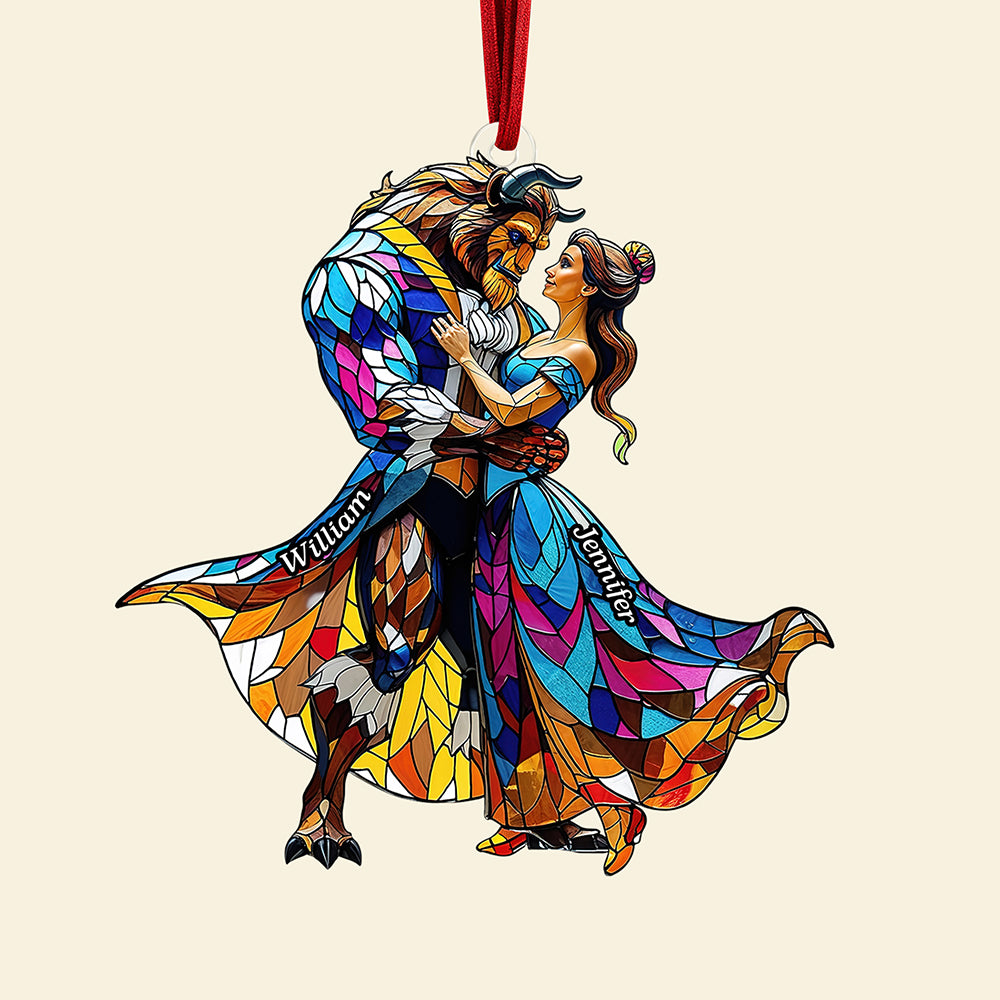 Fairy Tale Couple Christmas Ornament - Personalized Gifts For Couple 02tgqn110925 - Image 4