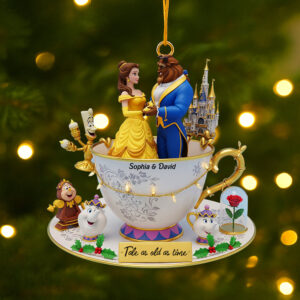 Alternative view of Fairy Tales Christmas Acrylic Ornament Personalized Gifts For Couple 04ohtn140825