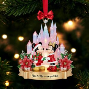 Alternative view of Fairytale Castle Couple Ornament - Personalized Funny Gifts For Couple 01PGLU181025