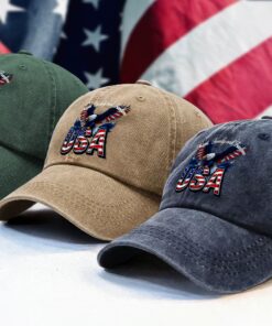 Alternative view of Faith, Family & Freedom America 250 Years Washed Denim Baseball Cap
