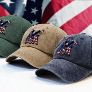 Alternative view of Faith, Family & Freedom America 250 Years Washed Denim Baseball Cap LM32 897353
