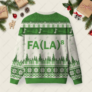 Alternative view of FA(LA) Ugly Christmas Fuzzy Fleece Sweatshirt