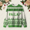 FA(LA) Ugly Christmas Fuzzy Fleece Sweatshirt