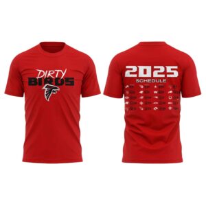 Falcons 2025 Schedule Shirt