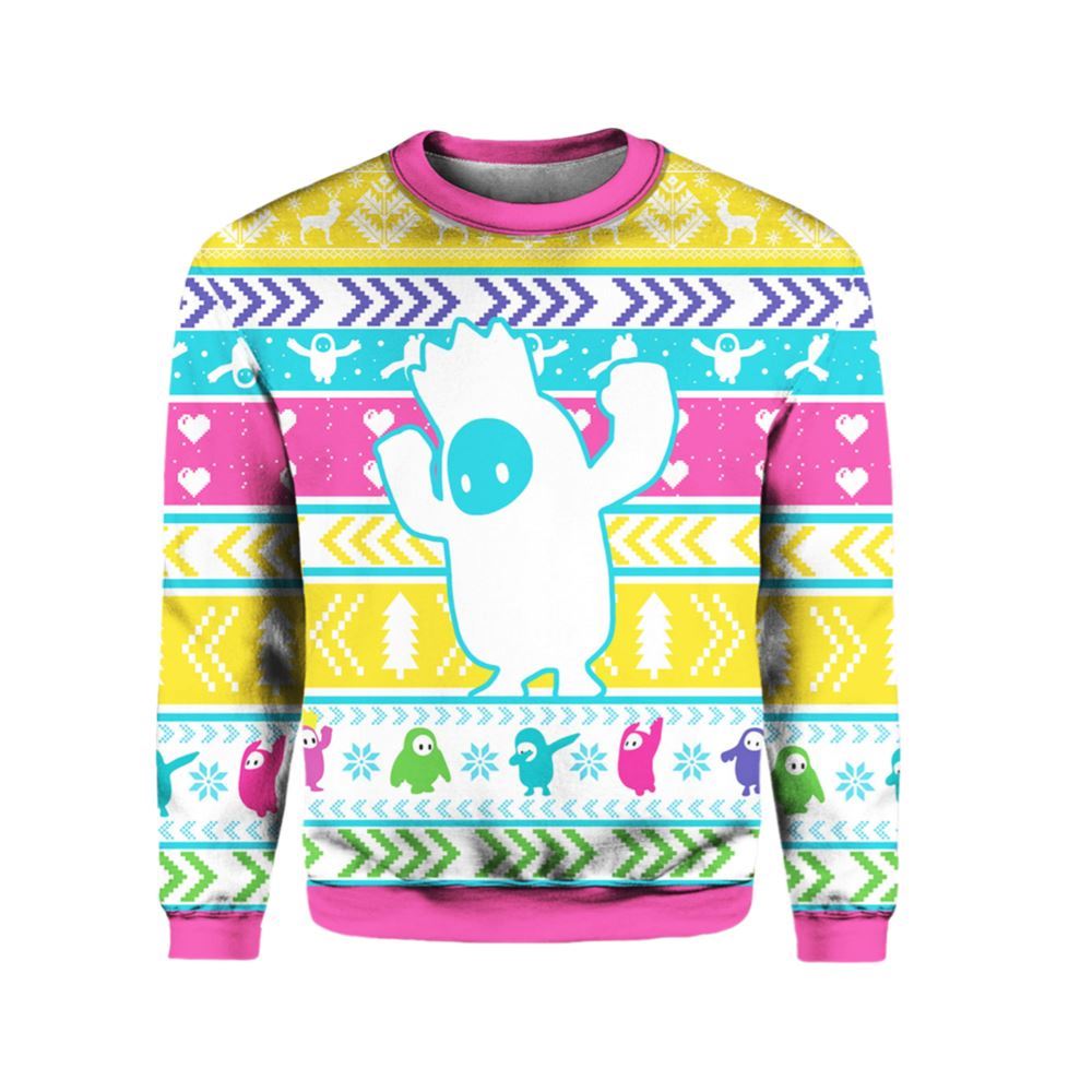 Fall Guys Ugly Christmas Sweater - Grishko.com