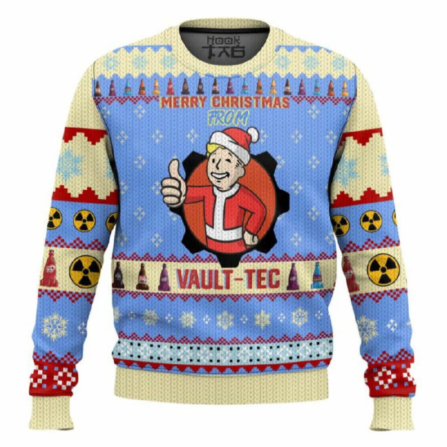 Fallout Merry Christmas From Vault-Tec Ugly Christmas Sweater