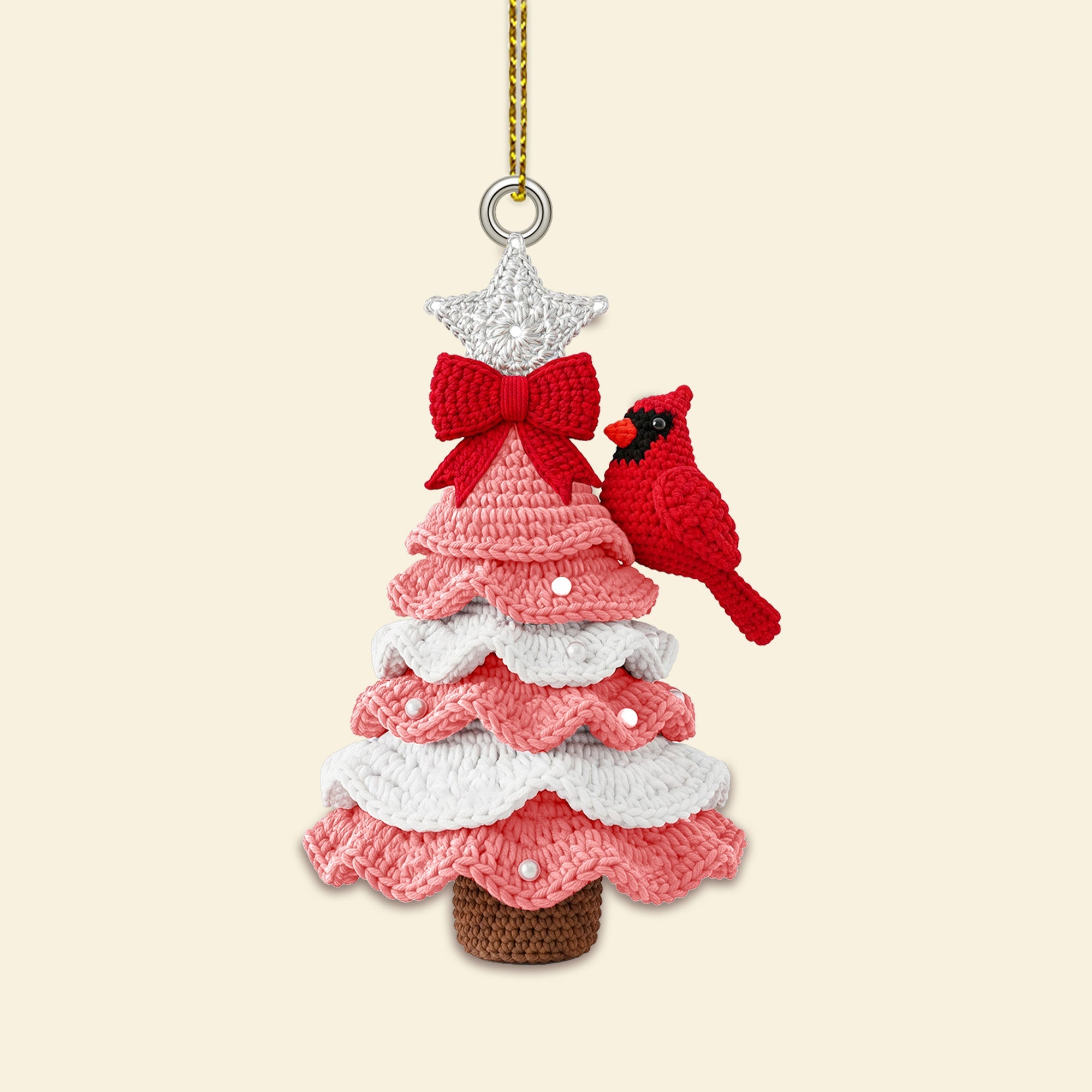 Family Christmas Tree Acrylic Ornament - Personalized Gift For Christmas 02NAMG060925 - Image 3