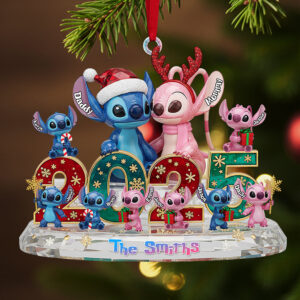 Alternative view of Family Crystal Custom Shape Acrylic Ornament, Personalized Gifts For Christmas 01pgta281025