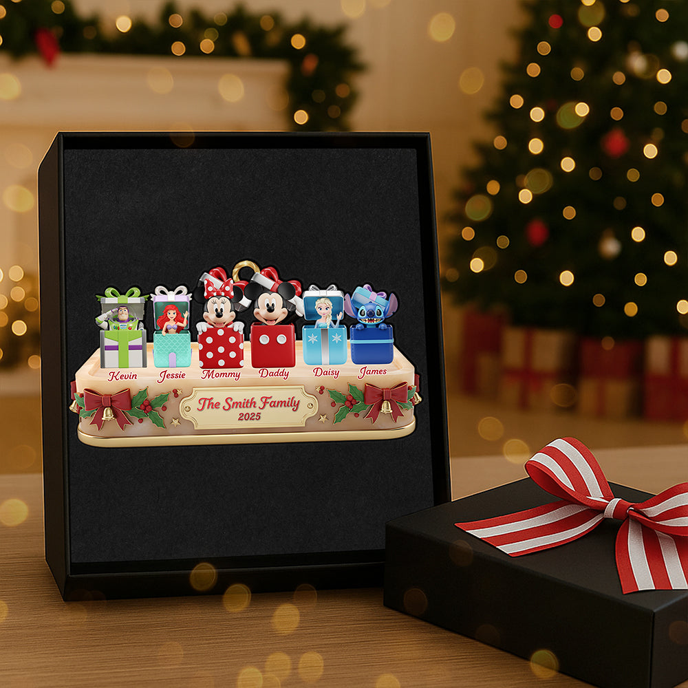 Family Custom Shape Acrylic Christmas Ornament, Personalized Gifts For Family 03hyta041125 - Image 3