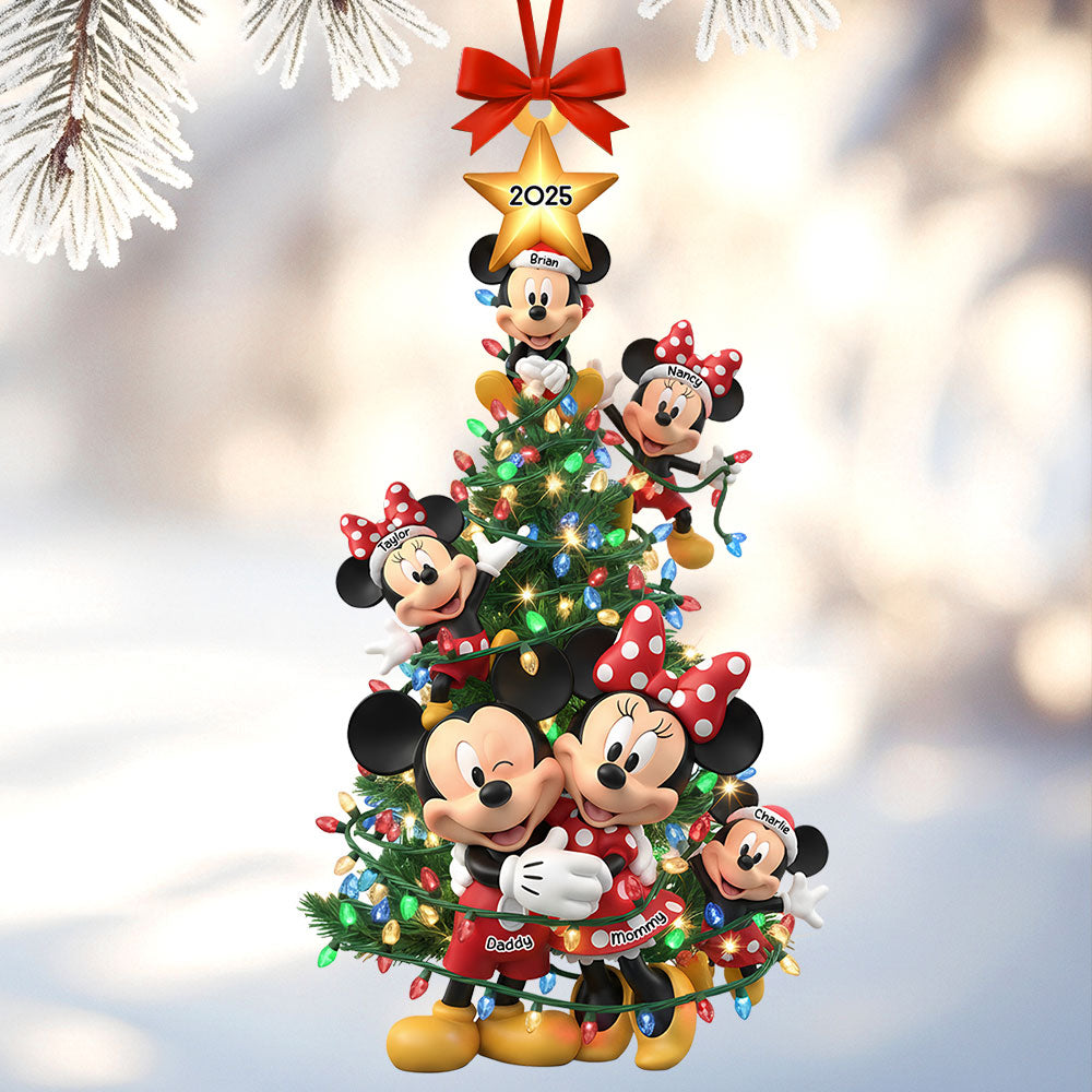 Family Ornament - Personalized Gift For Family Christmas Ornament 01NATI301025