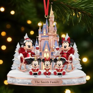 Alternative view of Family Ornament - Personalized Gift For Family Christmas Ornament 05OHTI171025