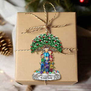 Alternative view of Family Tree Ornament - Personalized Gifts For Family 04huti240925