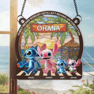 Family Window Hanging Suncatcher Ornament Personalized Gifts For Family 02tgpu230525