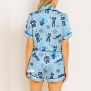 Alternative view of Fantastic Four Satin Pajamas