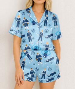 Fantastic Four Satin Pajamas