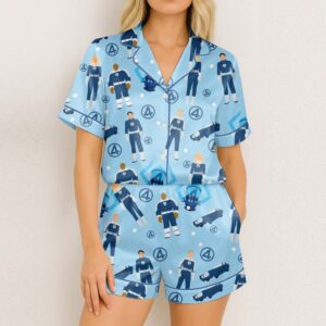 Fantastic Four Satin Pajamas
