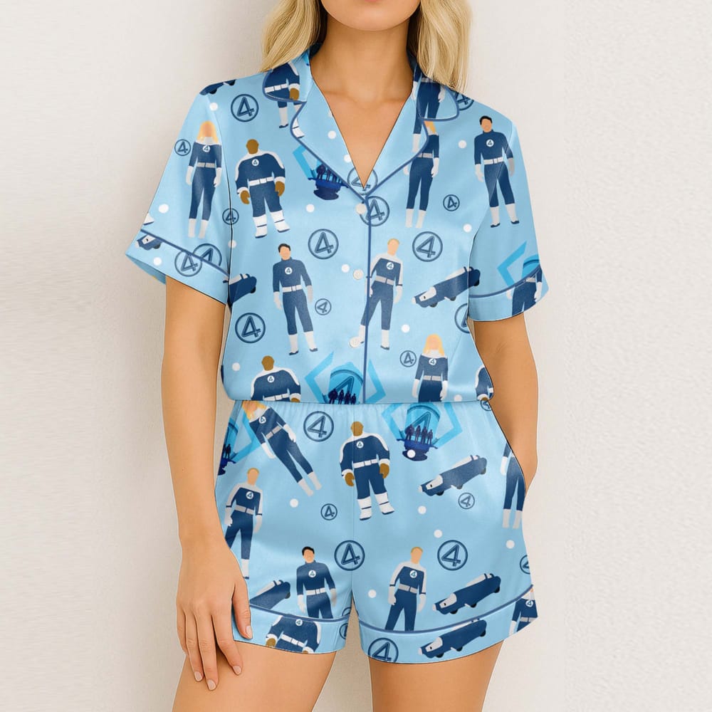 Fantastic Four Satin Pajamas