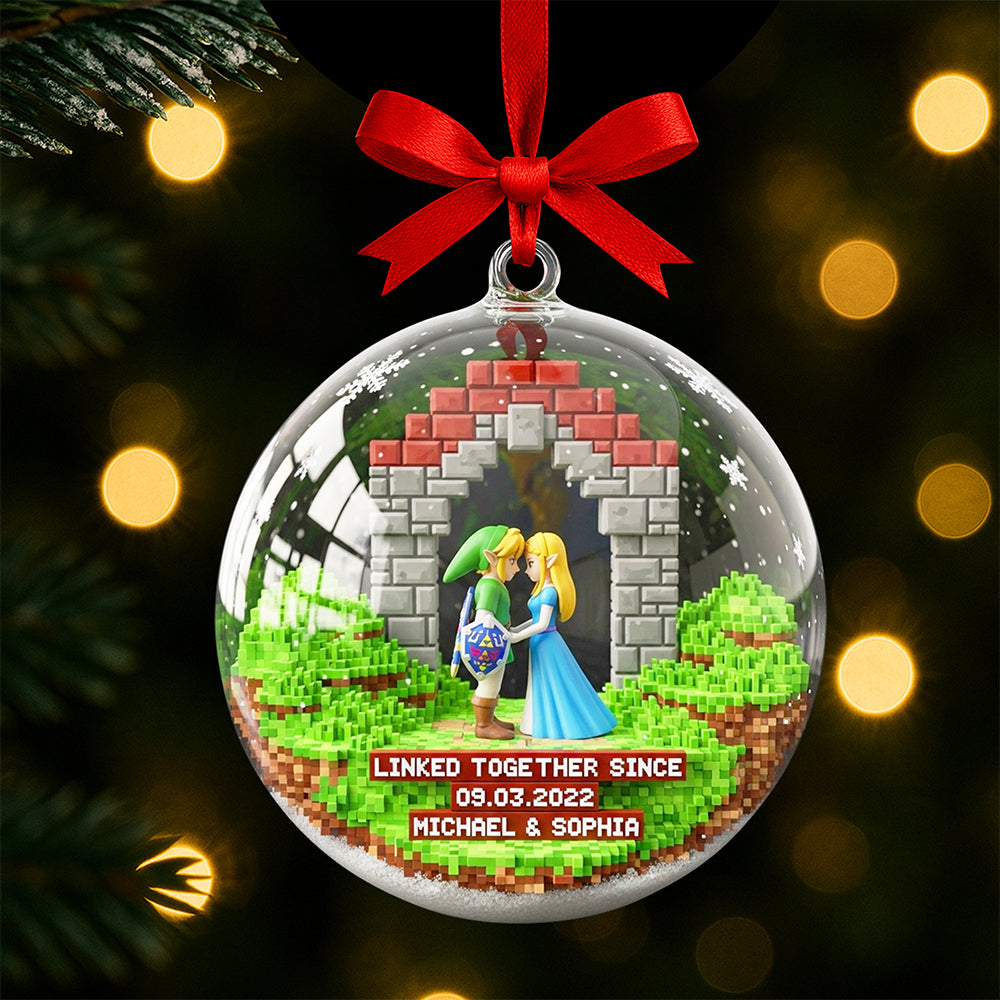 Fantasy Adventure Christmas Ornament - Personalized Gifts For Couple 01toqn220825 - Image 3