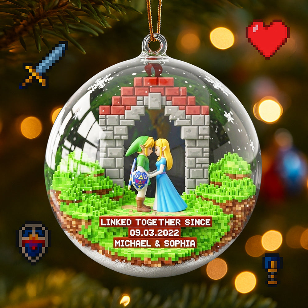 Fantasy Adventure Christmas Ornament - Personalized Gifts For Couple 01toqn220825