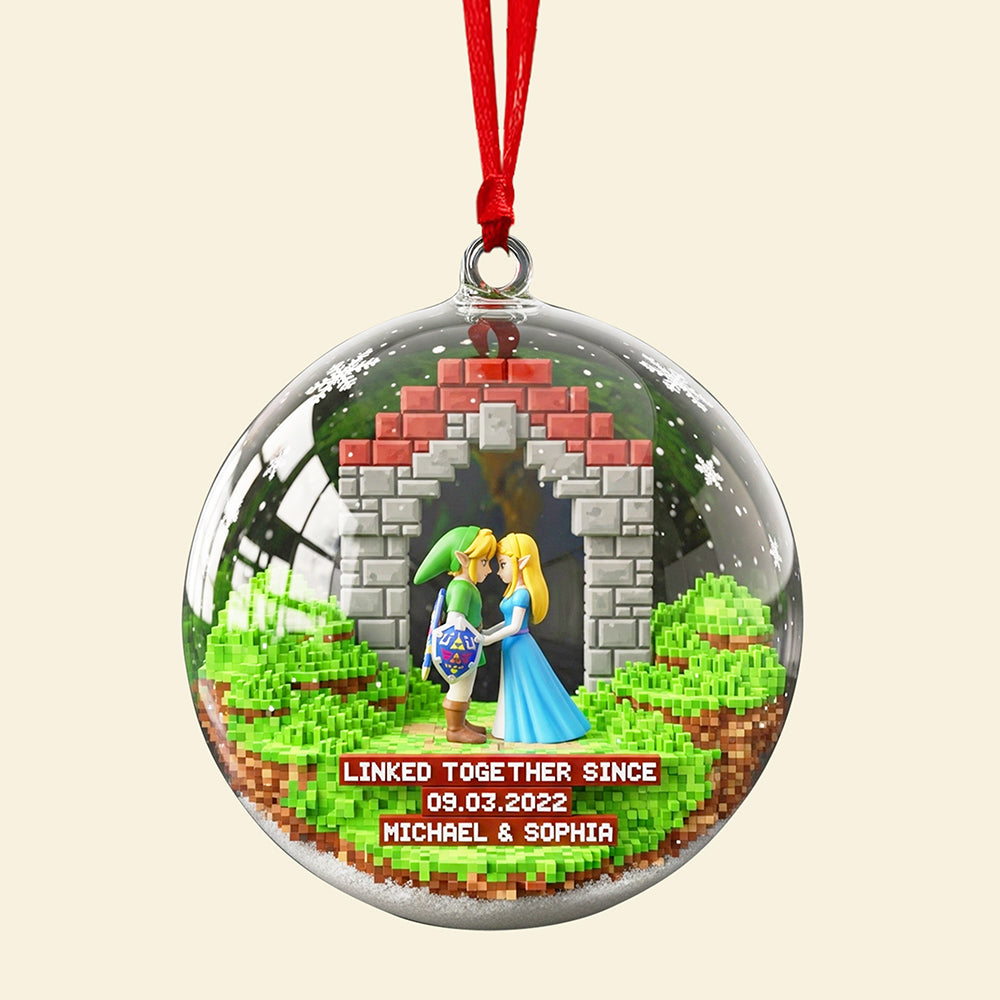 Fantasy Adventure Christmas Ornament - Personalized Gifts For Couple 01toqn220825 - Image 4