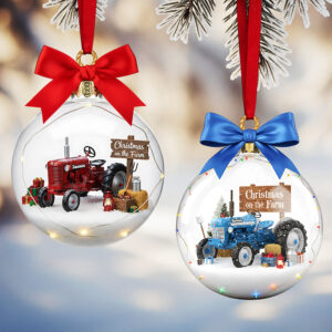 Alternative view of Farm Tractors Acrylic Ornament, Personalized Gifts For Christmas 02hyta271025