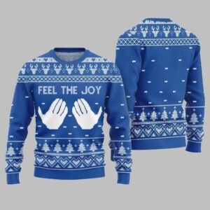 Alternative view of Feel The Joy Ugly Sweater 2025 Christmas - Grishko.com