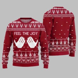 Feel The Joy Ugly Sweater 2025 Christmas - Grishko.com