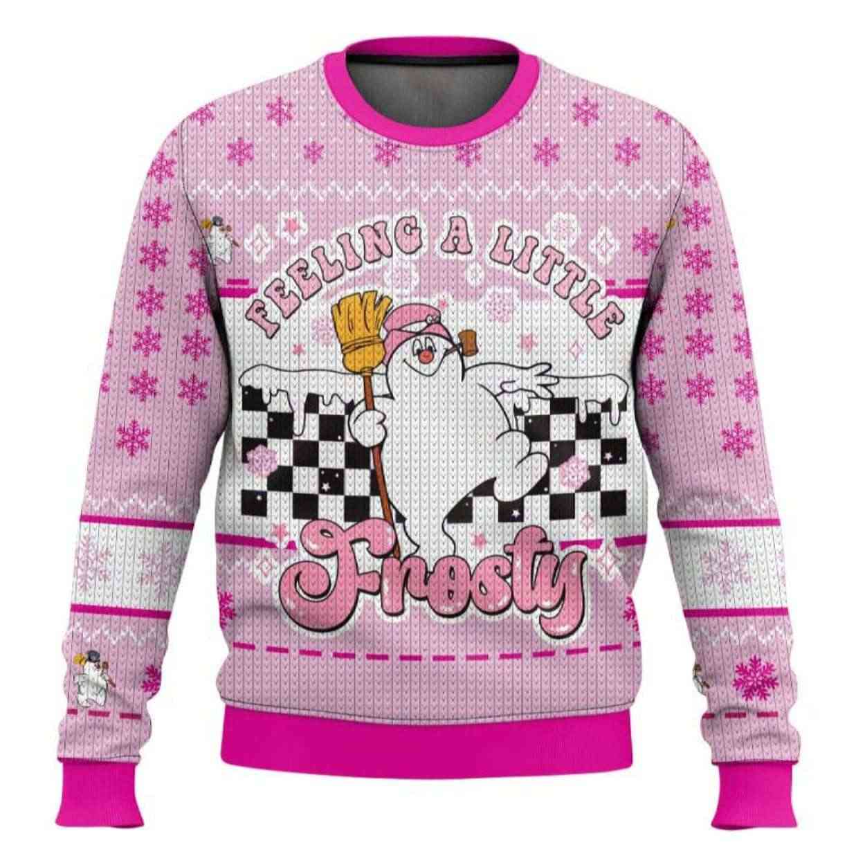 Feeling A Little Frosty Frosty The Snowman Ugly Christmas Sweater