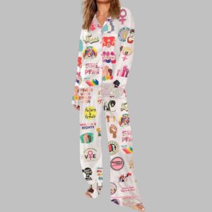 Alternative view of Feminist Girl Power Sorority Woman Pajama Set