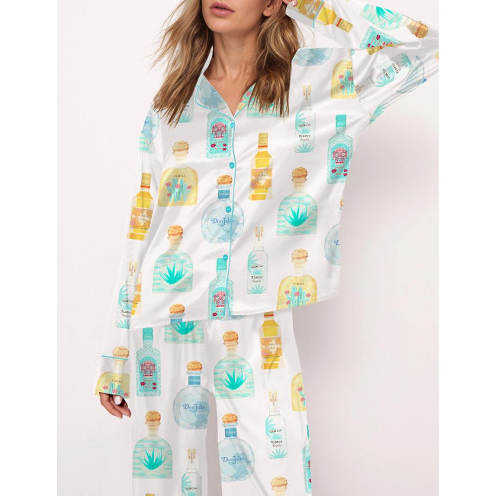 Alternative view of Fiesta Tequila Satin Pajama Set For Women