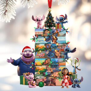Alternative view of Film Stack Ornament - Personalized Gift For Christmas Ornament 03OHTI011125
