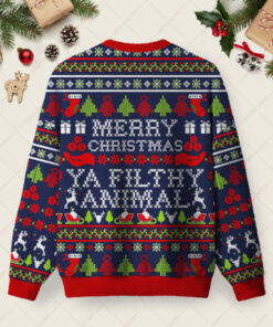 Alternative view of Filthy Xmas Fun Christmas Fuzzy Fleece Sweatshirt