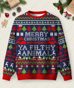 Filthy Xmas Fun Christmas Fuzzy Fleece Sweatshirt