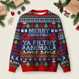 Filthy Xmas Fun Christmas Fuzzy Fleece Sweatshirt