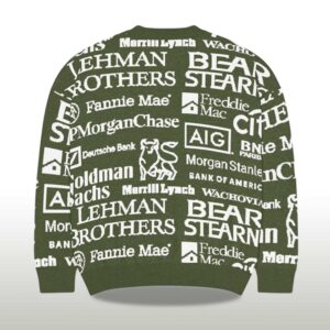 Alternative view of Financial Crisis 2008 Ugly Sweater