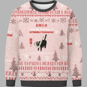 Find The Toxic Cat Ugly Christmas Sweater - gullprint.com