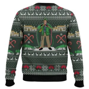 Alternative view of Fire It Up Dad National Lampoon's Vacation Ugly Christmas Sweater