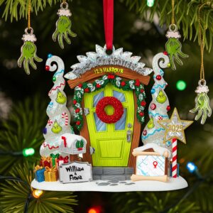 Alternative view of First Christmas At New Address Ornament - Personalized Christmas Gifts For Couple 07TGLU160825