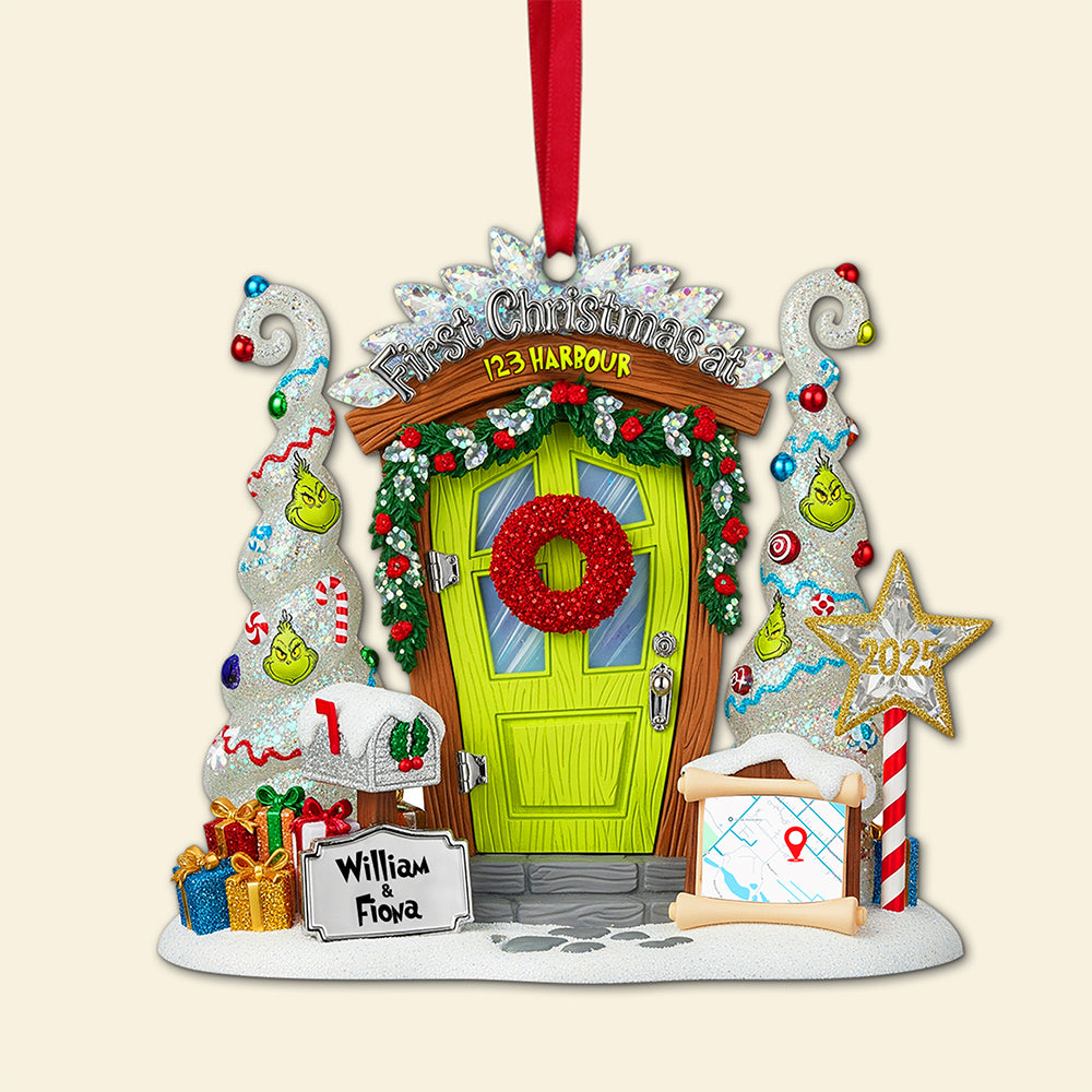 First Christmas At New Address Ornament - Personalized Christmas Gifts For Couple 07TGLU160825 - Image 5