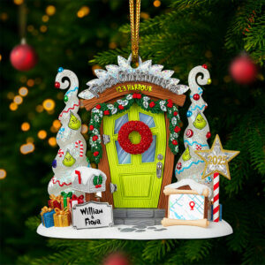 First Christmas At New Address Ornament - Personalized Christmas Gifts For Couple 07TGLU160825