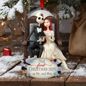 First Christmas Together Acrylic Ornament  - Personalized Gifts For Couple 04TOQN011125