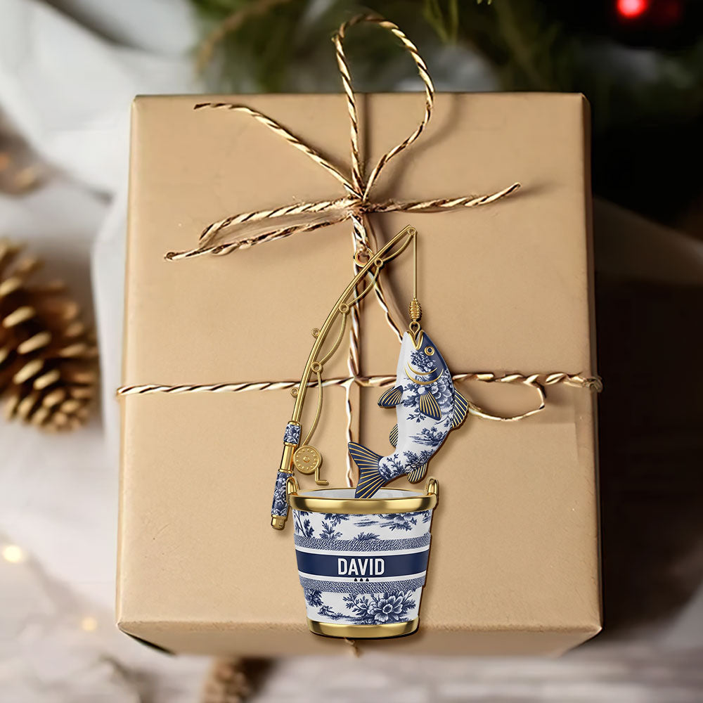 Fishing Christmas Ornament Personalized Gifts for Fishing Lovers 03PGTI161025 - Image 5