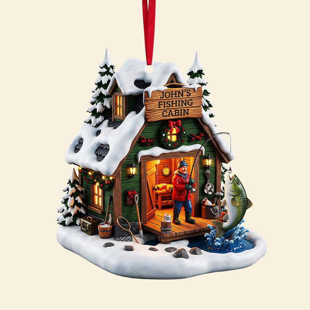 Fishing Man Ornament - Personalized Gifts For Fishing Lovers 03ohta140825 - Image 4