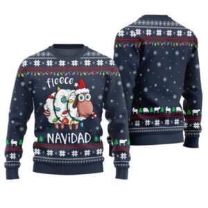 Alternative view of Fleece Navidad Ugly Christmas Sweater - Grishko.com