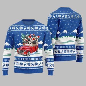 Fleece Navidad Ugly Sweater 2025 Christmas - Grishko.com