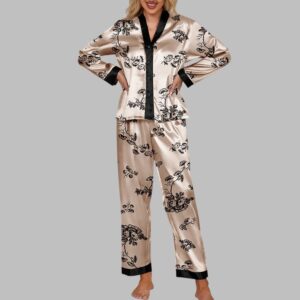 Alternative view of Floral Long Sleeve Pajama Set