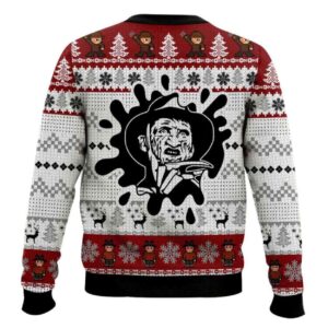 Alternative view of Follow Your Dream Freddy Krueger Ugly Christmas Sweater